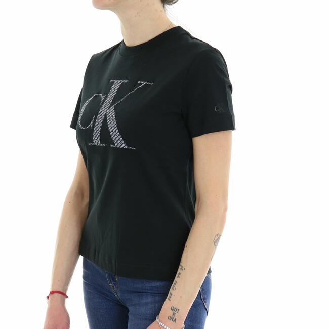 T-SHIRT SATIN BONDED FILLED CALVIN KLEIN - Mad Fashion | img vers.650x/